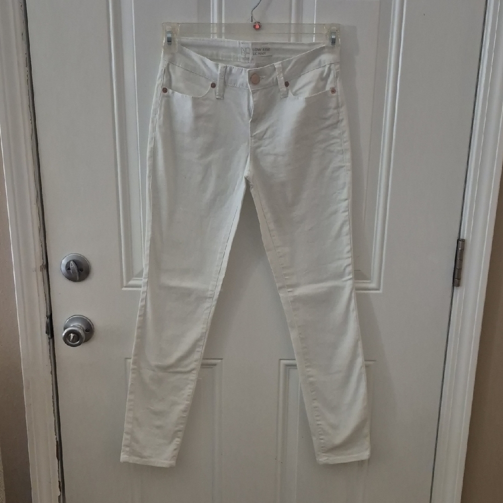 NOBO Low Rise Skinny Jeans in White